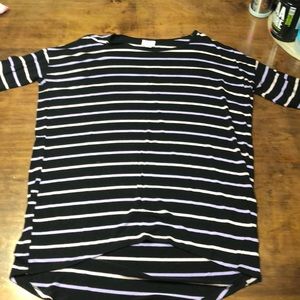 Black/purple/peach Tunic